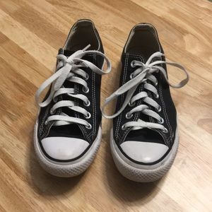 Converse All Star Sneakers Black and White Size 7